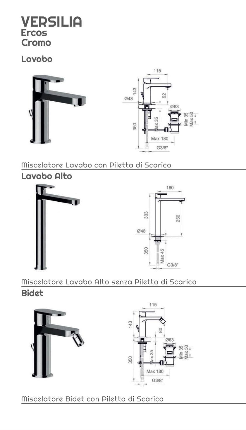 Lavabo Versilia
